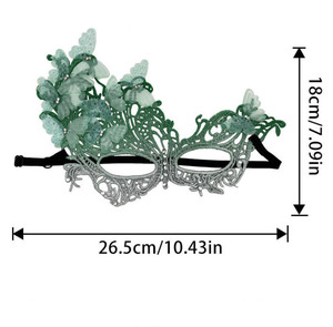 Masque de Masquerade à Prix Abordable, <span class=keywords><strong>Accessoires</strong></span> Décoratifs pour Fête, Masque Creux pour Halloween, Cosplay, Cache-œil, Bandeau Cache-œil - Product Image 6