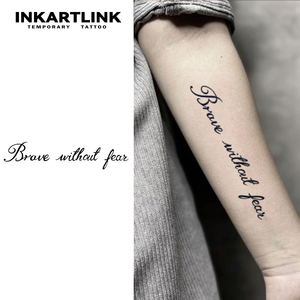 Tatuaggi Temporanei con Frasi Popolari, Adesivi per Braccio <span class=keywords><strong>a</strong></span> Lunga Durata, Trasferibili ad Acqua, Non Tossici e Sicuri, Totem della Fede per 15 Giorni - Product Image 5