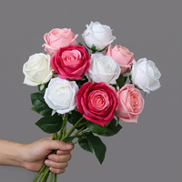 Großhandel: 61 cm lange, künstliche Rosen mit realistischem Touch, große Blütenköpfe aus Seide für Hochzeiten, Events und Hoteldekoration zum Fabrikpreis
