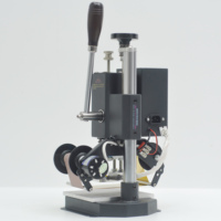 Machine manuelle d'estampage à chaud petite presse à main pour gaufrage à chaud du cuir et impression artisanale de papier carte de visite