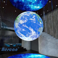 Pantalla LED Esférica Bescan de 360 Grados para Interiores, Pantalla LED Esférica a Todo Color para Clubes, Fiestas y Eventos