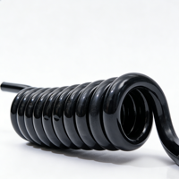 Cable Espiral Plano de PU Personalizable de 1-30 Núcleos, Conductor de Cobre Libre de Oxígeno, Alta Flexibilidad, para Instalaciones Aéreas