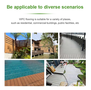 Non Slip Water Resistant WPC Outdoor Flooring Co-extrusion Composite <strong>Deck</strong> <strong>Safe</strong> for Swimming Pool Spa Terrace - Product Image 4