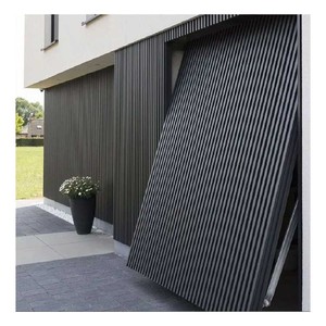 <span class=keywords><strong>Porte</strong></span> <span class=keywords><strong>de</strong></span> <span class=keywords><strong>garage</strong></span> verticale moderne monobloc en acier et verre inclinable avec moteur télécommandé fabriquée en Chine - Product Image 3