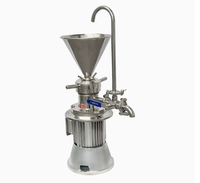 Machine à fabriquer du beurre de cacahuètes / Broyeur colloïdal pour la production de beurre de cacahuètes et de sauce chili à partir de matières premières végétales (soja, fruits, légumes)