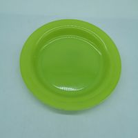 Ensemble d'assiettes en plastique réutilisables écologiques pour dessert, dim sum, petites assiettes pour les fêtes