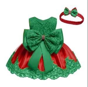 Vestido de Princesa para Bebé Niña, Vestido de Flores para Fiesta de Bodas, Cumpleaños, Tutú, Ropa para Recién Nacida, Vestidos para Niñas con Lazo, B-8348 - Product Image 2