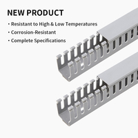 Organisateur de câbles pour rack de serveur industriel gris anti-corrosion résistant aux hautes/basses températures à fente ouverte