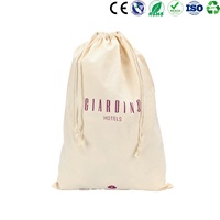 Bolsas de tela de algodón con cordón al por mayor, bolsos de mano de lona reciclada con asas dobles y patrón de letras grandes
