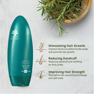 Shampooing et revitalisant à la menthe poivrée sans sulfate Arganmidas Bio Men Private Label pour cheveux gras - Product Image 5