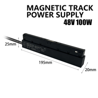Alimentation magnétique sur rail 48V 100W Premium, AC220V vers DC, montage en surface, intégrée, efficacité 95%, protégée OVP OCP SCP