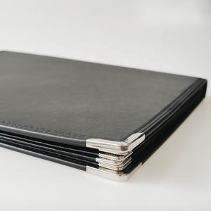 कस्टम कम MOQ अलग लोगो A4 PU चमड़ा रेस्तरां मेनू कवर - Product Image 6