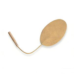 Patch Elektroda <span class=keywords><strong>TENS</strong></span> Oval Non-woven Perekat Sendiri Grosir CE ISO dengan Kabel Pin 2.0mm untuk Unit Pijat <span class=keywords><strong>TENS</strong></span>/EMS - Product Image 4