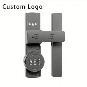 Cerraduras para Puertas Corredizas de Granero de Aleación de Zinc con Logotipo Personalizado de 90 y 180 Grados, Diseño Resistente - Product Image 1