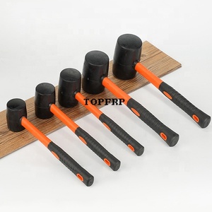 Martillo de Goma Negra Personalizado con Mango de Fibra y Empuñadura Antideslizante - Product Image 3