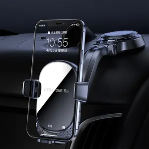 Suction Cup Car Mount Dashboard Windshield Car Phone Holder Folding Flexible Mobile Phone Stand Bracket