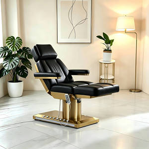 Lit <span class=keywords><strong>de</strong></span> soin électrique <span class=keywords><strong>chauffant</strong></span> en cuir PVC <span class=keywords><strong>de</strong></span> luxe, incurvé, pliable et repliable, pour spa, <span class=keywords><strong>massage</strong></span> et soins des cils, avec <span class=keywords><strong>surmatelas</strong></span> - Product Image 2