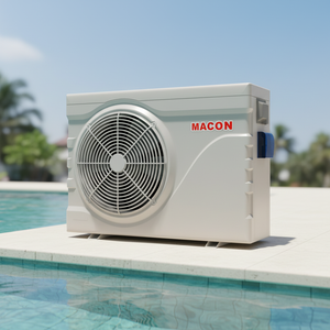 Nouvelle pompe à chaleur électrique à onduleur intégral <span class=keywords><strong>Macom</strong></span> TUV 30 kW en métal à haute efficacité pour piscine (pour le marché français) - Product Image 3