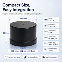 Module GNSS RTK haute précision double fréquence L1 L5, récepteur IP51, -25~60°C, pour la navigation de précision des drones et la robotique