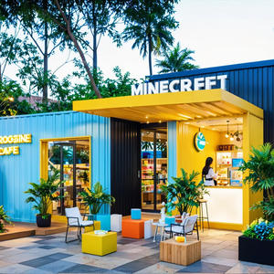 Casa Contenedor Desmontable Personalizable para Uso Comercial, Restaurante, Tienda de Café y Té con Leche, Casa Prefabricada Modular - Product Image 3