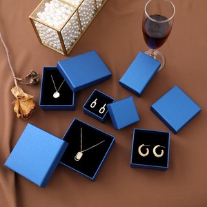 Premium Custom Printed Logo Jewellery <b>Gift</b> Paper Kraft Packaging Luxury <b>Earrings</b> Ring Jewelry Black <b>Boxes</b> With Lid - Product Image 5