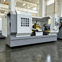 Tour CNC CK6180, portée de coupe 800 mm, guidage 600 mm, alésage de broche 105 mm, broche A2-11, 11 kW, machine de tournage de métaux lourds