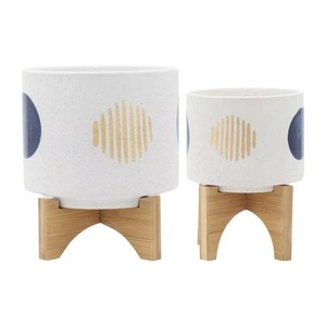 Étagère de présentation en bois naturel pour plantes, pots, jardinières, succulentes, décoration de maison, balcon, jardin - Disponible à la vente en gros - Product Image 2