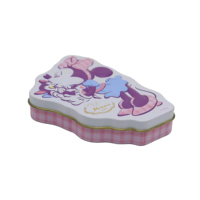 Boîte en métal en forme de Mickey Mouse en relief, étui métallique 3D mignon, boîte cadeau personnalisée en forme de dessin animé pour l'emballage de cadeaux de festival