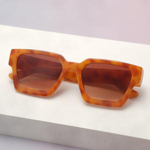 Lunettes de soleil tendance Xiaohongshu 2025 pour femmes, monture carrée unique, légères, idéales pour les photos - Product Image 4