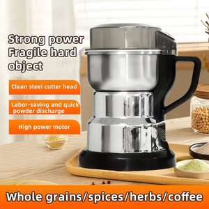 Moulin à café électrique portable pour la maison, blender personnel avec tasse, cafetière manuelle, machine à moudre les grains de café - Product Image 2