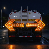 Feu de signalisation LED pour camion, clignotant directionnel, lampe à flèche jaune télécommandée, alimentation secteur haute intensité