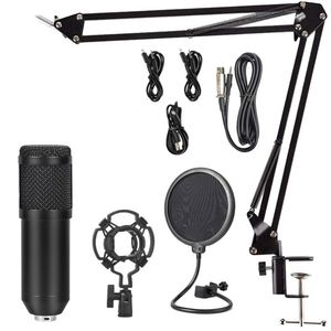 Kit di Attrezzature per Podcast BM800 con Modulatore di Voce V8 per Streaming Live, Vlog su YouTube e Comunicazione Cablata - Product Image 1
