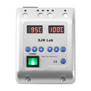 Equipo <span class=keywords><strong>de</strong></span> <span class=keywords><strong>Laboratorio</strong></span> Dental SJK, Cuchillo Eléctrico para Cera, Herramienta <span class=keywords><strong>de</strong></span> Tallado <span class=keywords><strong>de</strong></span> Cera <span class=keywords><strong>de</strong></span> <span class=keywords><strong>Doble</strong></span> <span class=keywords><strong>Punta</strong></span>, 6 Puntas - Product Image 2