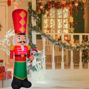 Inflables para fiestas Cascanueces de Navidad adornos de Navidad grandes artículos promocionales de Navidad nuevos artículos para Navidad - Product Image 5