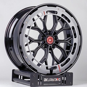 Jantes BZY 3 pièces forgées W463 19 20 21 22 24 pouces 5X130 en alliage T6 personnalisées pour voitures de course <span class=keywords><strong>Mercedes</strong></span> G63 G550 <span class=keywords><strong>G800</strong></span> - Product Image 1