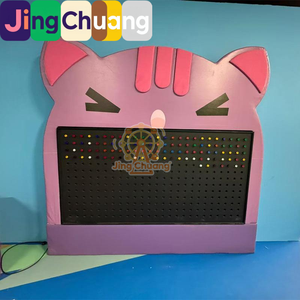 Mur interactif de détection de mouvement pour l'éveil et la stimulation, avec bâtons lumineux de détection, balles rebondissantes amusantes et impression <span class=keywords><strong>3D</strong></span> du corps humain - Product Image 1