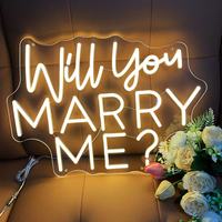 Panneau « Veux-tu m'épouser » pour décoration murale, lettres lumineuses LED néon pour décoration artistique, enseignes néon pour toutes les propositions de mariage et fêtes