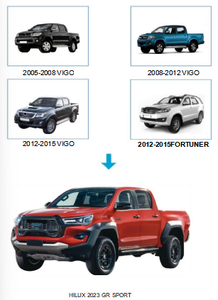 Esterno e accessori per VIGO 05-15 aggiornamento OUTDOOR per HILUX 2023 <span class=keywords><strong>GR</strong></span> SPORT nuove condizioni tra cui fari e così via - Product Image 5