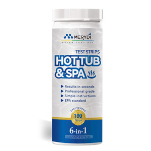 Tiras de prueba 6 en 1 para piscina, Spa, el mejor Kit, Kit preciso de prueba de calidad del agua, piscinas caseras, bañeras de hidromasaje y tiras de prueba de agua salada - Product Image 5