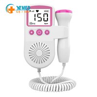 Doppler fœtal YULIN, moniteur de rythme cardiaque portable pour bébé, pour utilisation à domicile pendant la grossesse, sonde avec écran LCD numérique, détecteur de fréquence cardiaque fœtale