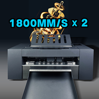 Hete Aanbieding Dubbele Servomotor Snijplotter Hoge Snelheid Digitale Stansmachine Automatische Toevoer Dubbele Kop CCD Camera Etiket Sticker Snijder