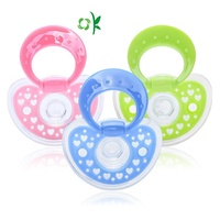 OKSILICONE Bébé Passificateurs Factice Translucide Silicone Bébé Sucette Mamelons Nouveau-Né Confort Sevrage Sommeil
