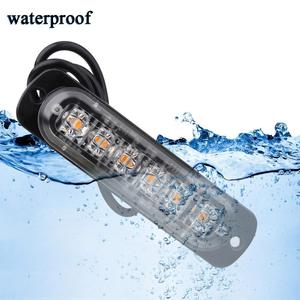 18W 6-LED 12V-24V màu vàng/trắng khẩn cấp nhấp nháy ánh sáng thanh bề mặt gắn kết hổ phách/Trắng Led Xe nhấp nháy phụ kiện ánh sáng - Product Image 2