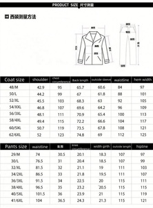 <span class=keywords><strong>Costume</strong></span> uni à manches longues avec double boutonnage Deux pièces Haut + Pantalon <span class=keywords><strong>Costume</strong></span> d'affaires pour <span class=keywords><strong>homme</strong></span> <span class=keywords><strong>Mariage</strong></span> - Product Image 6