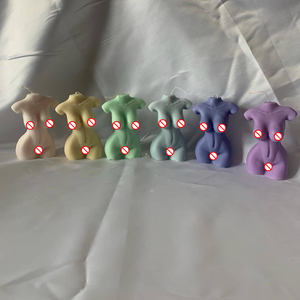 Etiqueta privada Creatividad única Aromaterapia de lujo Vela de medio cuerpo desnuda Cera de soja Decoración del hogar Vela de cuerpo desnudo perfumada - Product Image 2