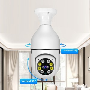 Nhỏ OEM 2MP đầy đủ màu sắc v360pro toàn cảnh CCTV <span class=keywords><strong>Wifi</strong></span> <span class=keywords><strong>ip</strong></span> <span class=keywords><strong>camera</strong></span> E27 PTZ 1080P An ninh ánh sáng bóng đèn chủ đám mây lưu trữ dữ liệu CMOS - Product Image 1