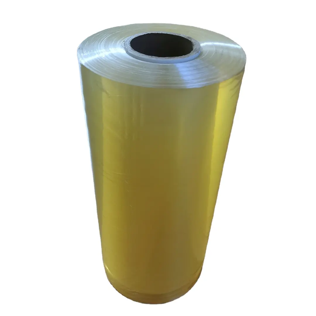 Time-limited promotion 45cm*10mic*3000m Jumbo Roll for Fresh Food Packaging Factory Supply PVC Cling Film Transparent Food Grade