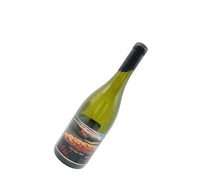 Étiquettes de bouteille de vin personnalisées en vinyle holographique et papier artistique, durables et résistantes aux traces