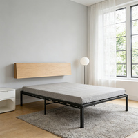 Sommier en acier moderne, portable, facile à monter, robuste, résistant au bruit, capacité de 450 kg, pour chambre à coucher, hôtel, hôpital