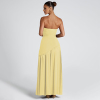 Vêtements en gros pour femmes, robe longue fendue, robe de soirée élégante pour femmes